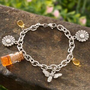 SALE! NWT Bee Daisy Honey Jar Bracelet